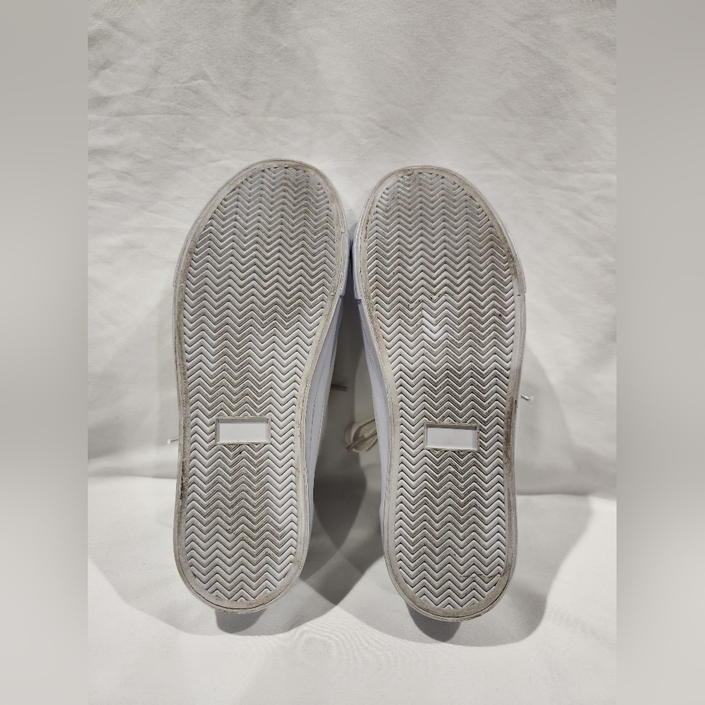 Topshop White Casual Embroidered Sneakers Size 8.5 - Picture 5 of 9
